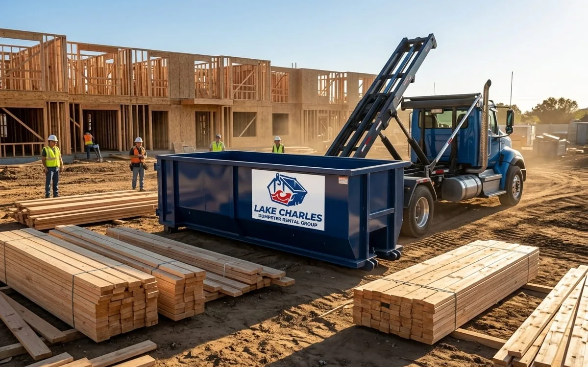 Construction Dumpster Rental in Lake Charles LA