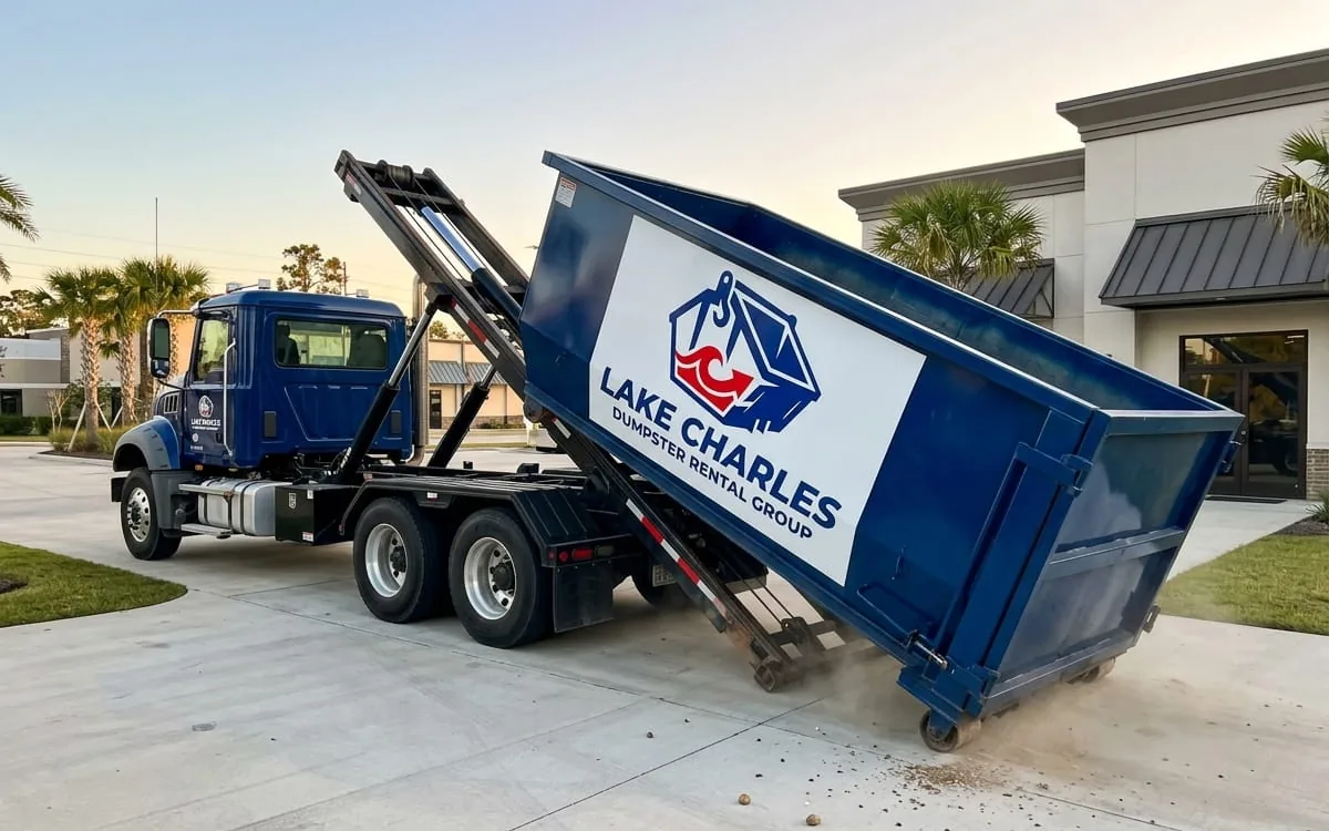Dumpster rental in Jennings LA Roll-off dumpster rental serving Jennings, LA