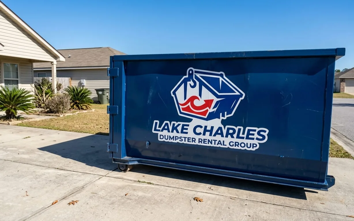 Dumpster rental in Lake Charles LA Roll-off dumpster rental serving Lake Charles, LA