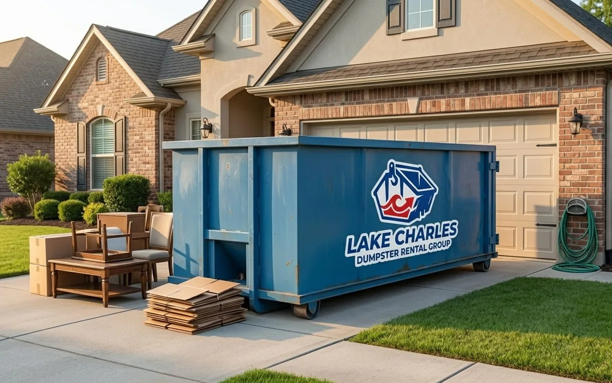 Residential Dumpster Rental in Lake Charles LA
